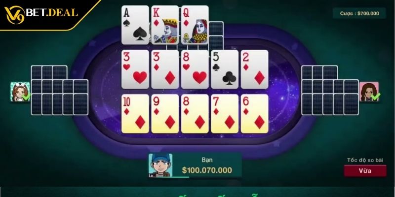Mậu Binh V9bet - Hướng Dẫn Luật Chơi Đơn Giản Hiệu Quả 1 Cách phân chia bài cơ bản