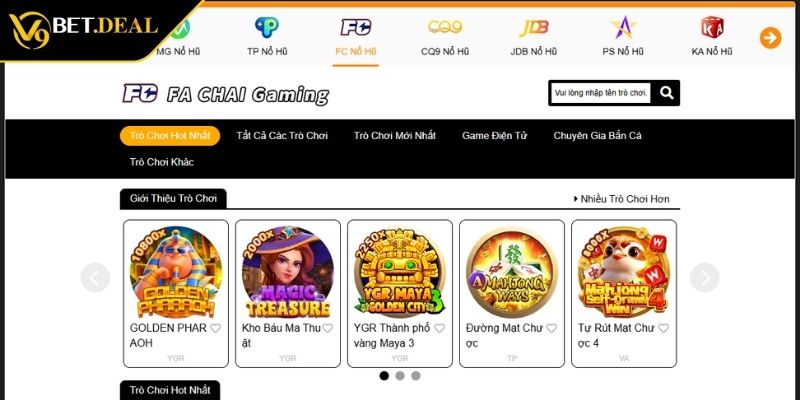 Nổ Hũ Fa Chai V9BET Khám Phá Thế Giới Đậm Chất Á Đông 1 Giới thiệu đôi nét về sảnh game nổ hũ Fa Chai V9BET